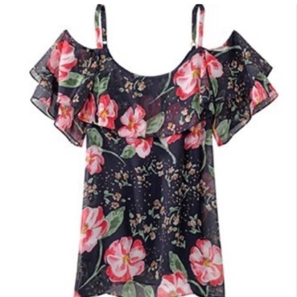 CAbi Cold Shoulder Cami XS